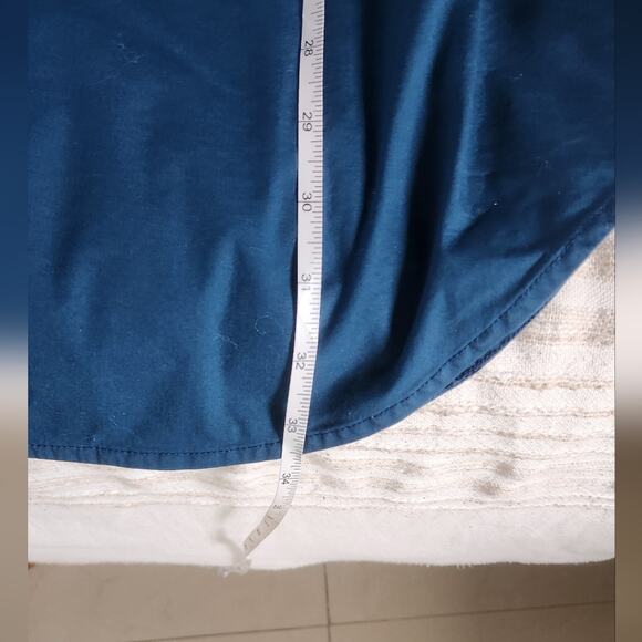 Universal Standard Rubicon Shirt Dress | Blue, Size XSmall 10-12 - Picture 10 of 11